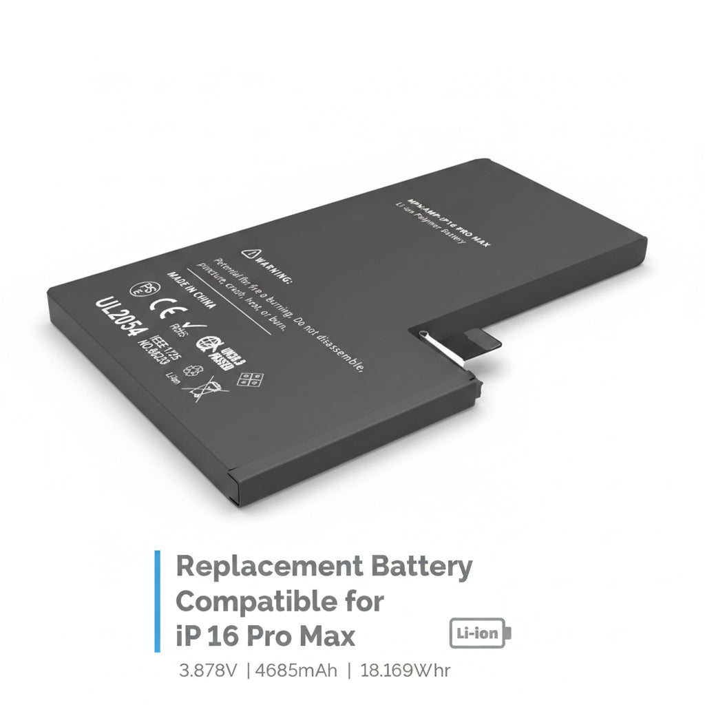 Reliable iPhone 16 Pro Max Battery Replacement for Extended Usage
Are you tired of your iPhone 16 Pro Max running out of juice when you need it the most? Our iPhone 16 Pro Max battery replacement is designed to enhance your mobile experience by providing a reliable power source for your device. No more worrying about frequent charging or missing important calls and messages!
Imagine starting your day with a fully charged battery that lasts all day long. Whether you’re streaming your favorite show, working