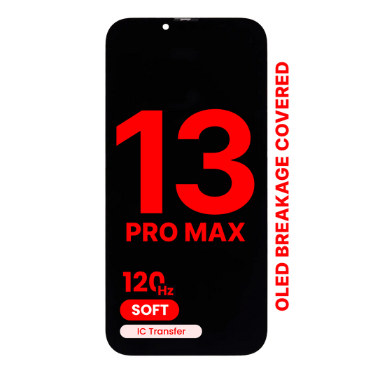 Transform Your iPhone Experience with Our Premium iPhone 13 Pro Max OLED Screen Replacement 120Hz

Revitalize your iPhone with our top-of-the-line iPhone 13 Pro Max OLED Screen replacement! Whether you are dealing with a cracked screen or pixel issues, this premium replacement screen is designed to restore your device back to its original brilliance. With advanced OLED technology, you’ll enjoy vibrant colors, ultra-responsive touch functionality, and a display that’s easier on the eyes.