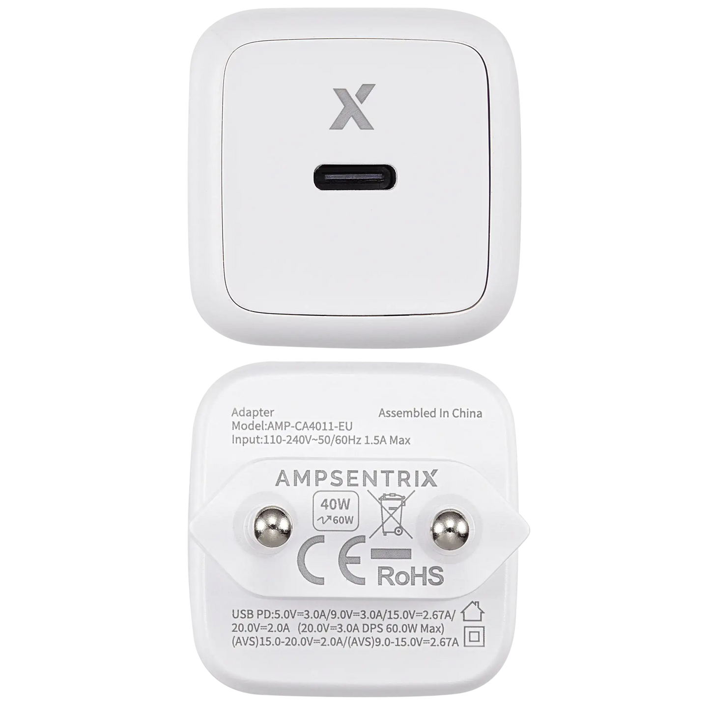 Pro Charger40W USB-C Wall Adapter (220V / EU Plug) - LabFix