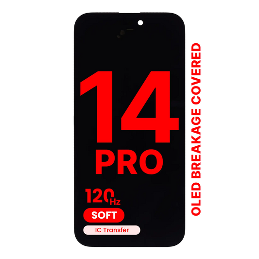 Revitalize Your Device with Our Premium iPhone 14 Pro OLED Screen Replacement

Transform your iPhone experience with our iPhone 14 Pro OLED Screen Replacement. Whether you're dealing with a shattered screen or poor display quality, this premium replacement offers a seamless upgrade that enhances both functionality and aesthetics. You deserve a phone that looks and performs its best.

Our OLED screens leverage cutting-edge technology to deliver stunning visuals and lightning-fast responsiveness, ensuring you