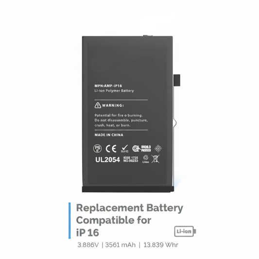 Restore Your iPhone's Power with Our Reliable iPhone 16 Battery Replacement

Are you tired of your iPhone 16 running out of battery at the most inconvenient times? Our iPhone 16 battery replacement is designed to breathe new life into your device, ensuring that you stay connected longer and enjoy uninterrupted usage. With a reliable battery, you can finally say goodbye to those random shutdowns and low power anxiety.