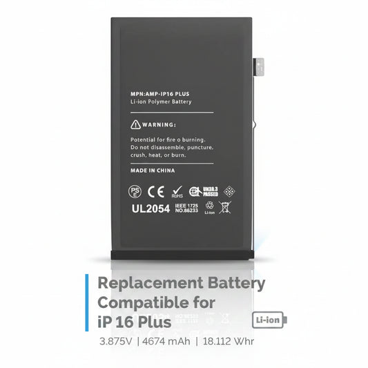 Rejuvenate Your Device with Our iPhone 16 Plus Battery Replacement

Feeling frustrated with your iPhone 16 Plus constantly running low on battery? Say goodbye to the anxiety of a dying phone with our premium iPhone 16 Plus battery replacement. Designed to bring your device back to life, this high-quality battery ensures you stay connected throughout your busy day.