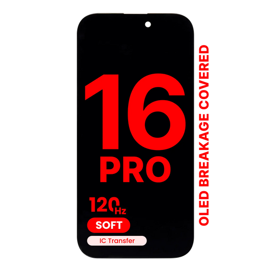 iPhone 16 Pro Oled screen Replacement

Compatibility : only with iPhone 16 Pro Oled screen Replacement .Please double-check your phone model before ordering to ensure a perfect fit.

Excellent Performance

Top-Quality iPhone 16 Pro Soft OLED Screen Replacement&nbsp;

Screens offer advanced technology for high-resolution displays, a fast and responsive touch experience, lower temperatures, and quicker refresh rates.

