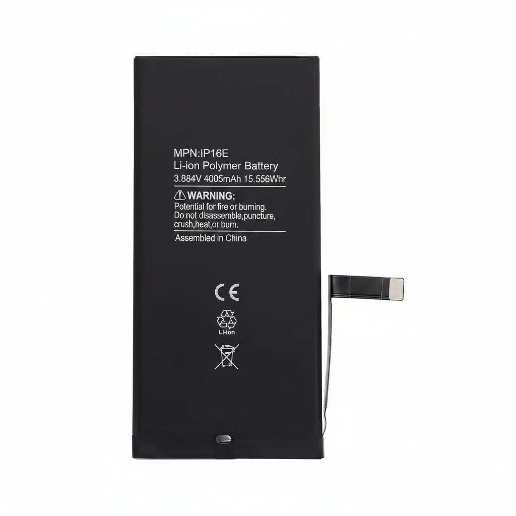 Reliable iPhone 16e Battery Replacement for Long-Lasting Performance

Are you tired of your iPhone 16e losing power just when you need it the most? Our reliable iPhone 16e battery replacement is your go-to solution to revitalizing your device. Designed specifically for the iPhone 16e, this battery ensures that your phone maintains a high level of performance, giving you peace of mind whether you're at work, school, or on the go.